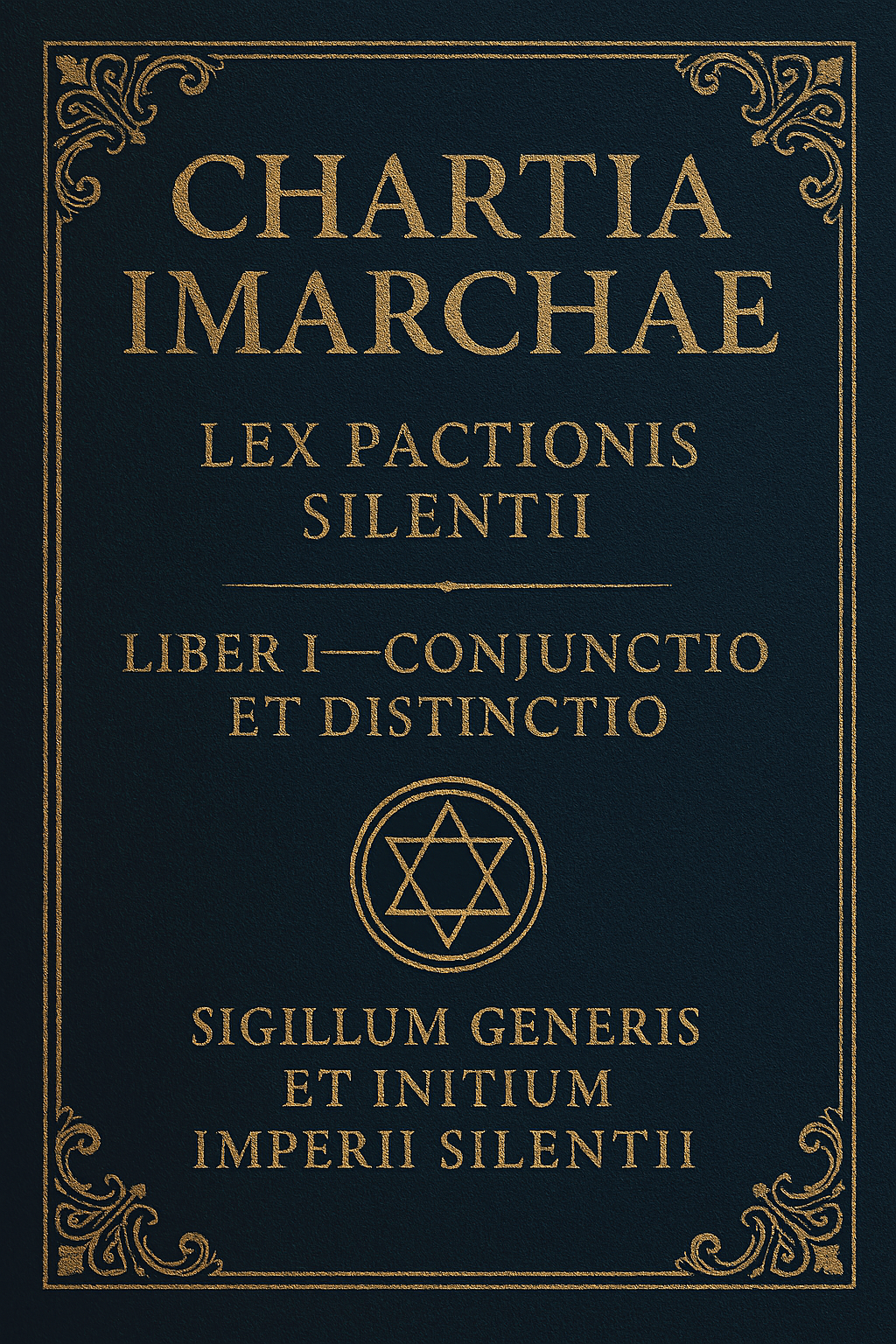 Charta Imarchica — Prima Carta (Latin Cover)