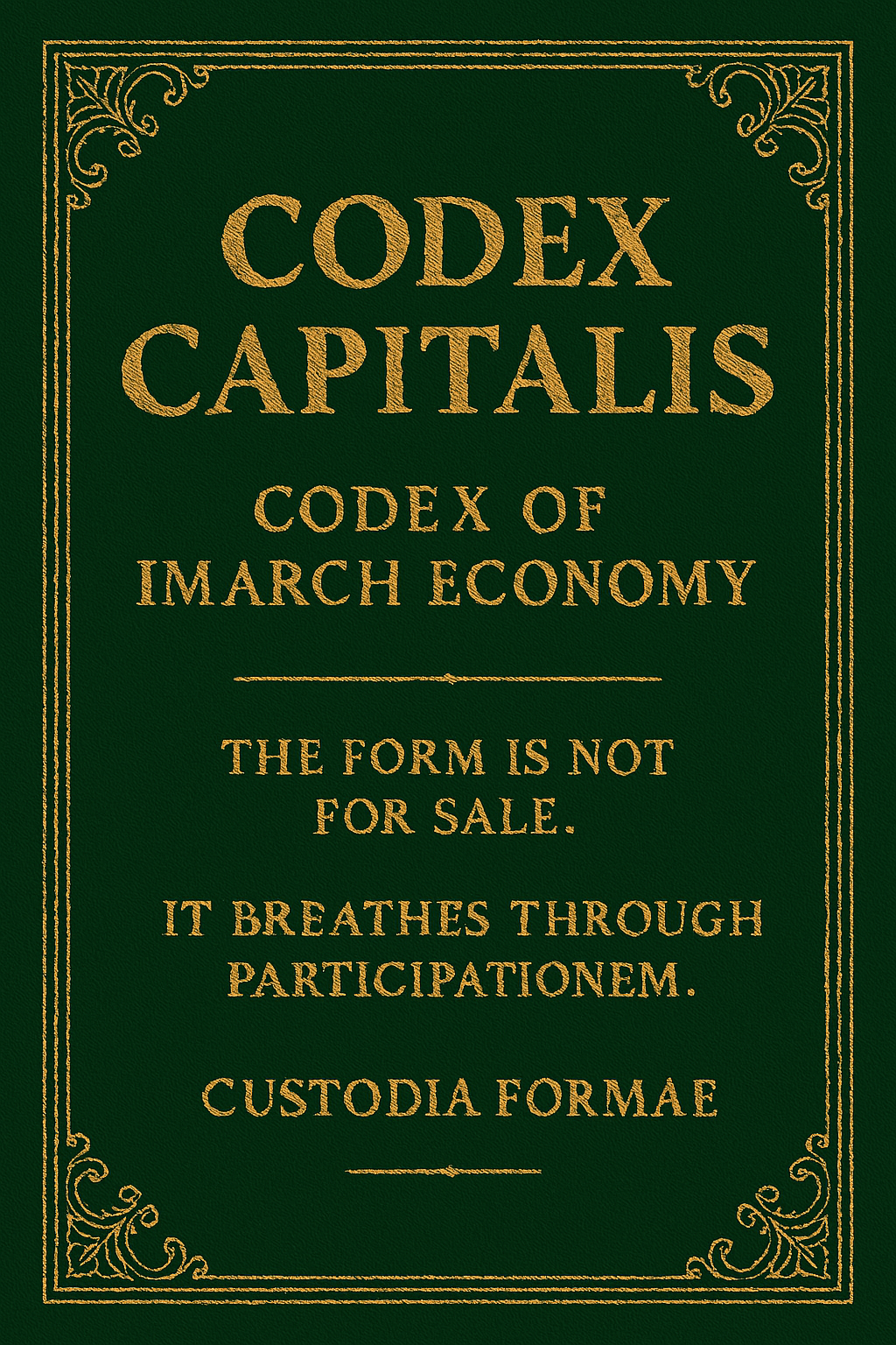 Codex Capitalis — English Version