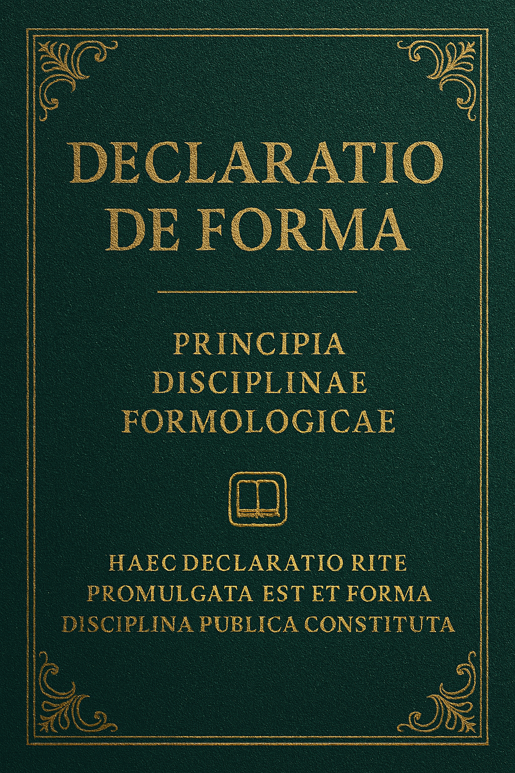 Declaratio Cover Latin